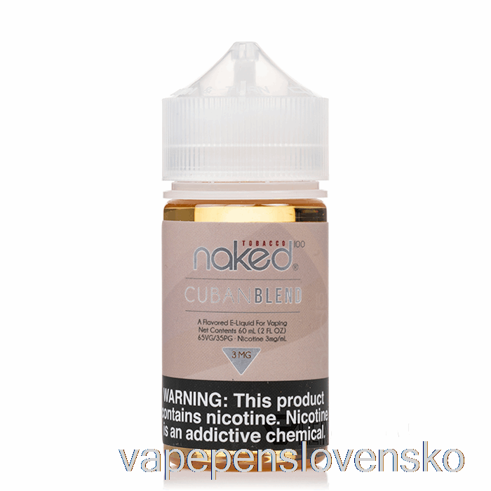 Kubánska Zmes - Nahý 100 Tabak - 60 Ml 6mg Vape Pero